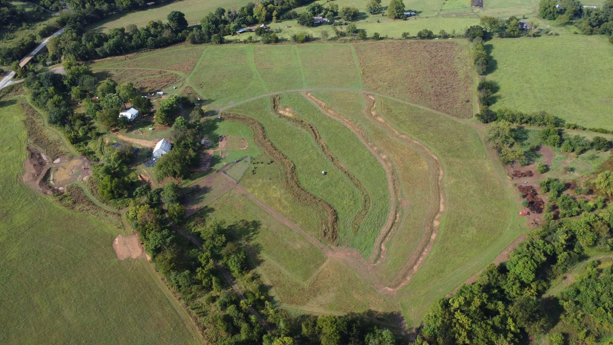 Storing Water in the Land: Why We Cut Swales Along Contour Lines in Our Pasture